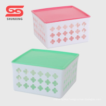 Hot sale easy use durable PP square plastic box with good price